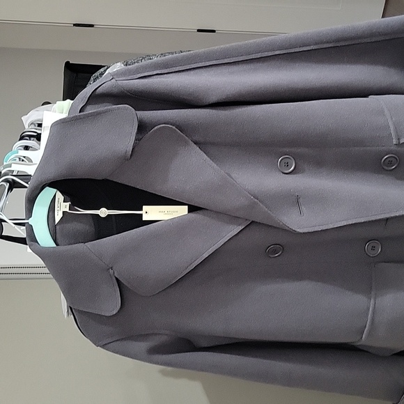 NWT Max Studio Long Coat in Gray - Picture 1 of 7